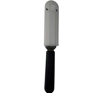 The Pampered Chef cheese knife slicer with black nylon handle storage case